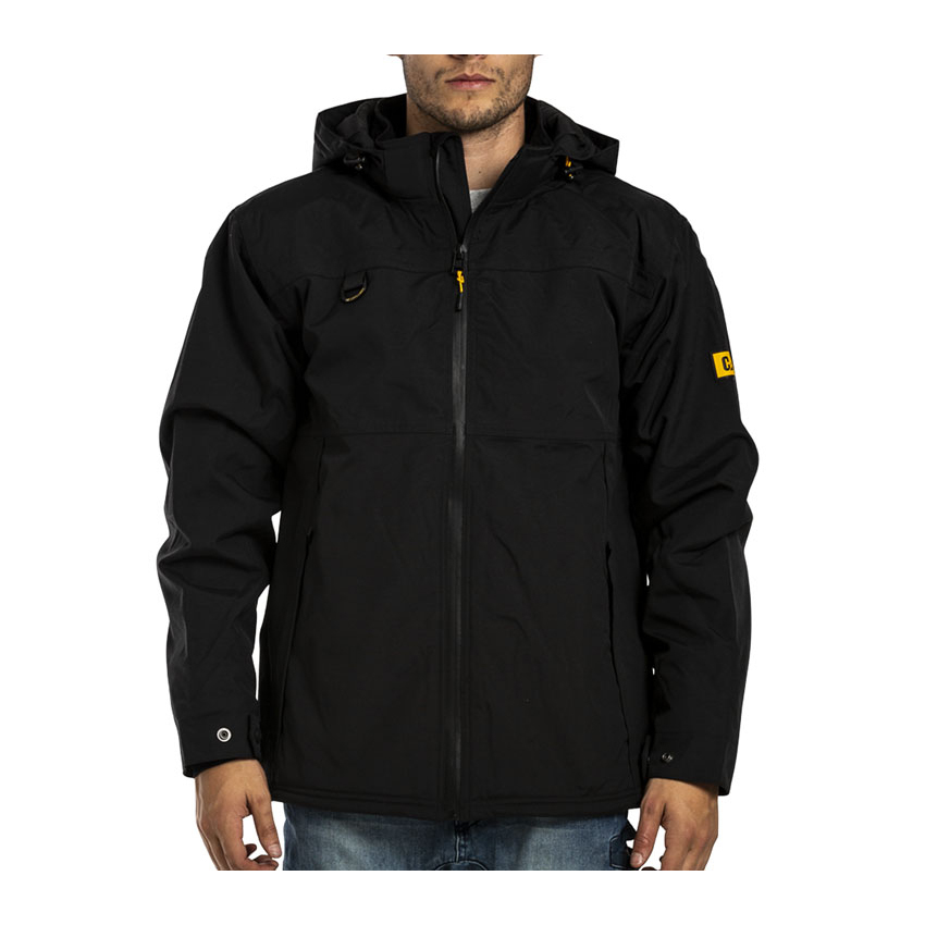 Caterpillar Chinook Waterproof - Mens Jackets - Black - NZ (036NKGRDC)